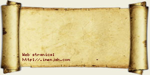 Valentina Damnjanović vizit kartica